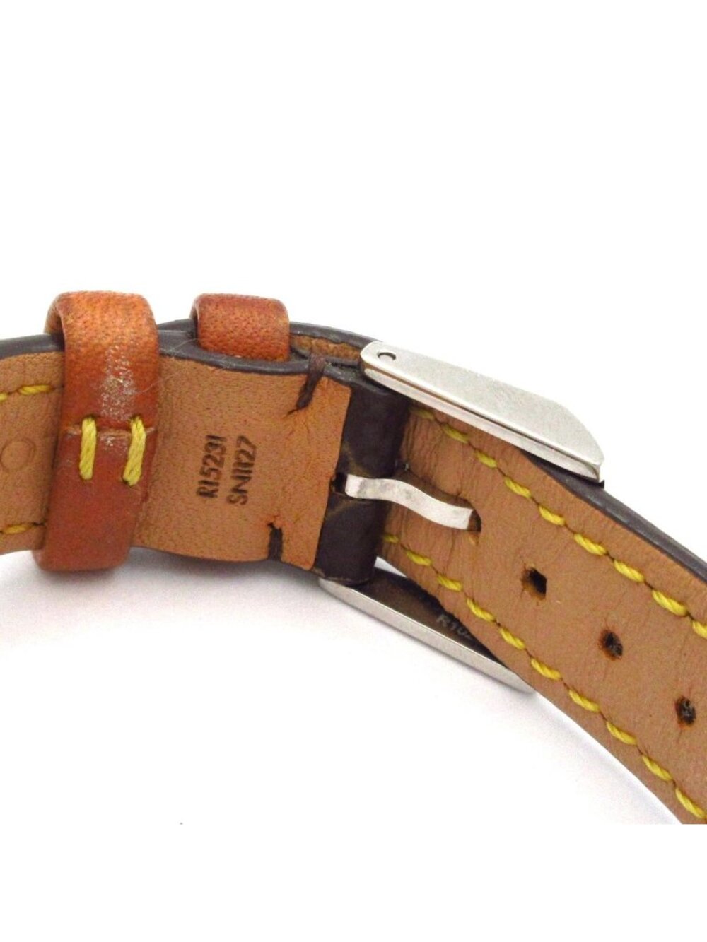 Louis Vuitton Watch Tambour Leather Beige - Picture 4 of 12